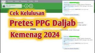 Cek Kelulusan Pretes PPG dalam Jabatan Kemenag 2024 Melalui Simpatika