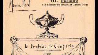 Ravel - Le Tombeau de Couperin orchestration complète