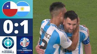 Lautaro Martínez erlöst Argentinien - Joker trifft wieder spät  Chile - Argentinien
