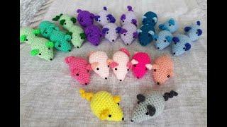 crochet mouse video tutorial { free pattern }