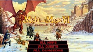 Might and Magic VI - The Mandate of Heaven  100% Full Game  Longplay Walkthrough No Commentary