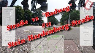 Straße vs Radweg #11  Stein Hardenberg Straße  Hamburg