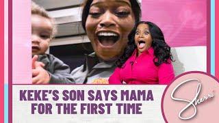 KeKe Palmer’s Son Says Mama for the First Time  Sherri Shepherd