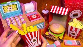 ASMR Wooden Fast Food Restaurant Roleplay Whispered