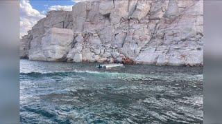 3 dead 2 critically injured after 25-foot pontoon boat capsizes on Lake Powell in northern Arizona