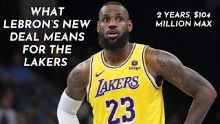 Lebron Signs 2 Yr $104 Max Deal  Lakers Flexibility Is Gone  Pelinka Not Able To Deliver For Now