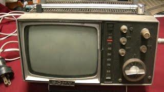 1966 Sony 5-307 Micro TV Overview and Tune Up Vintage Television