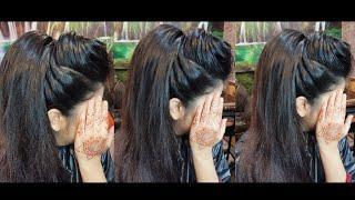 New hair style  easy hair style with twist #hairstyle #hair