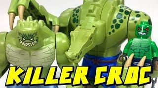 LEGO Killer Croc Minifigure Big Fig DC Super Heroes Collection Comparison - BrickQueen