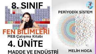 8. Sınıf MEB Çalışma KitabıFen Bilimleri Madde ve Endüstri