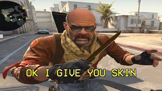 Asking 100 Strangers for FREE CSGO Skins..