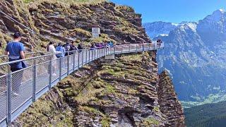 Thrilling Cliff Walk at Grindelwald First Switzerland