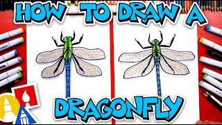 How To Draw A Realistic Dragonfly