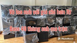 Vỏ thùng loa sub 40 gỗ bạch dương giá chỉ hơn 1tr LH0988.583.183