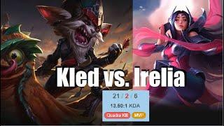 Kled vs. Irelia matchup Stream highlight - Soulmario