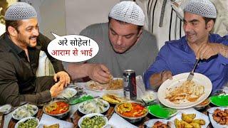 Salman Khan and Brother Iftar Party Celebration with Dum Biryani in Ramadan 2021 Favorite Dish