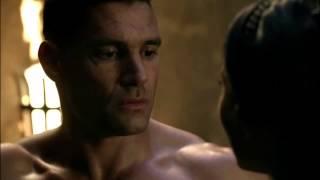 Crixus and Naevia first kiss