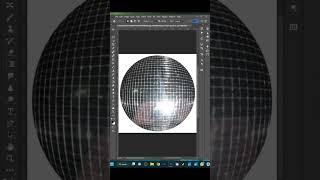 How to create Disco Ball with Photoshop  Photoshop Tutorials  Photoshop CC 2023 #shorts