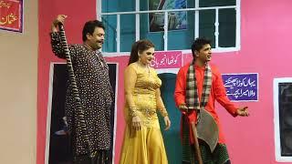 Best of Amjad Rana With Komal Butt   Zahid Ali  Comedy Clip Stage Drama 2023  Punjabi