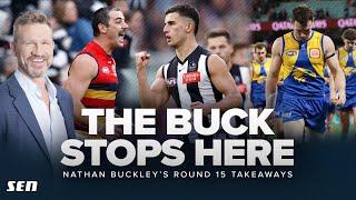 Nathan Buckley predicts the final AFL top 8 + AFL Round 15 recap - SEN