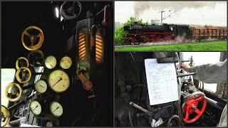 Cab ride at 042 018-2 41 018 - oil burning german steam locomotive    Alex E