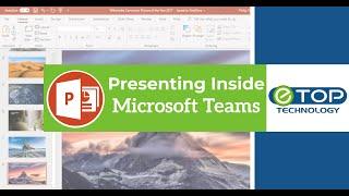 Presenting a Powerpoint inside MS Teams ️How to share your Presentation from the Home Office