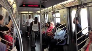 Break Dancers on NYC Subway