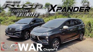 CVT WAR #2 Toyota Rush TRD Sportivo Vs Mitsubishi Xpander Ultimate