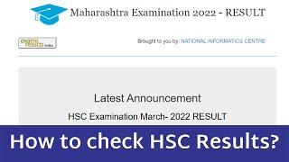 how to check HSC results 2022?