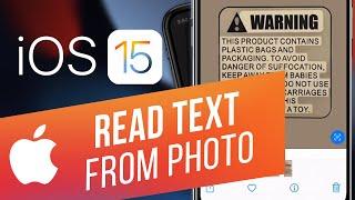 How to Use iPhone Live Text OCR in iOS 15 In the Photos App  Recognize Text from Images