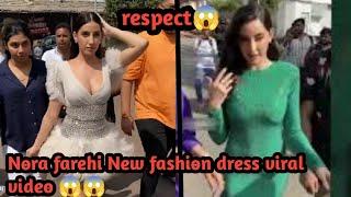 Nora farehi New fashion dress viral video 