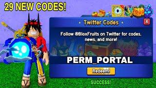 *NEW* ALL WORKING CODES IN BLOX FRUITS 2024 JULY ROBLOX BLOX FRUITS CODES PERM PORTAL