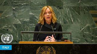  Italy - Prime Minister Addresses United Nations General Debate 79th Session  #UNGA