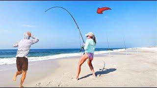 The CRAZIEST Morning Beach Fishing I’ve Ever Seen