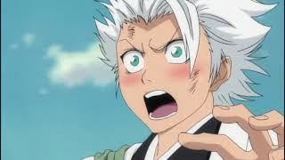 Toshiro blushes at Hiyori