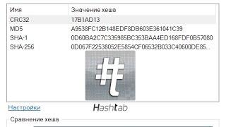 Как узнать хэш контрольную сумму любого файла