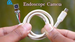 How To Make Hidden Endoscope Camera With Mobile Phone Camera  endoscope camera for android