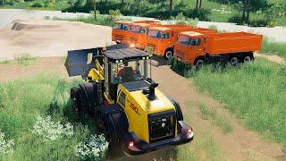 КУПИЛИ ПЕСЧАНЫЙ КАРЬЕР И ПЕРВЫЕ КАМАЗЫ - FARMING SIMULATOR 2019