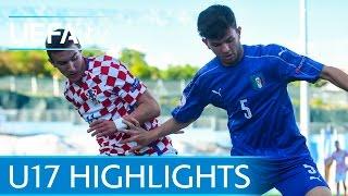 U17 Highlights Moise Kean scores Italy winner against Croatia