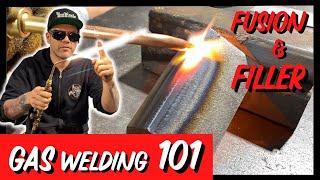 How to Gas Weld with Oxy-Acetylene - Tutorial Tips & Set Up Fusion + Filler Welding