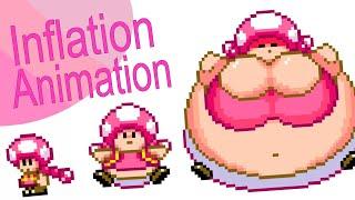 Toadette Pump Inflation Animation