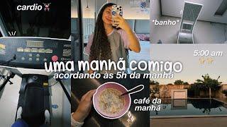 uma manhã comigo acordando às 500 horas da manhã️ *produtivo*