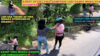 GREGET TIBA2 LENI DATANG LANGSUNG HAJAR VINA SAMPE AMPUN DIMARKASNYA‼️