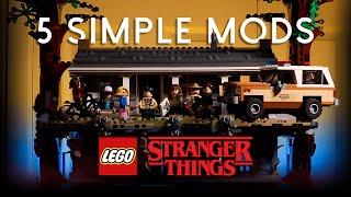 5 SIMPLE Mods You Should Do To Your LEGO Stranger Things Upside Down Set 4K