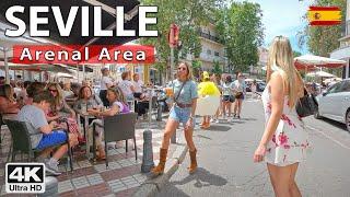 Exploring Sevilles Arenal Area ️ 4K Virtual Walking Tour Spain