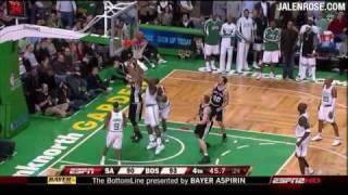 Celtics vs Spurs in HD - Feb 8 2009 - Jalen Rose Reports