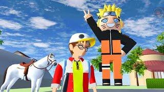 WOW  HARI INI Yuta and Mio bermain ke rumah Naruto in Sakura School Simulator gameplay