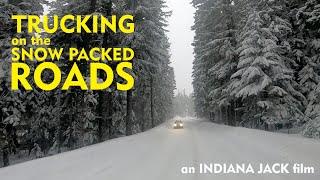 Trucking on the Snow Packed Roads