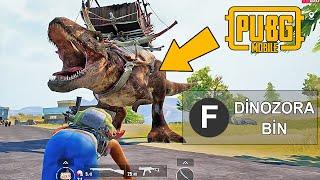 PUBG MOBILE YENİ DİNOZOR GÜNCELLEMESİ  T-REX E EN KOLAY NASIL BİNİLİR ?