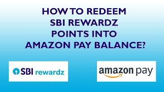 How to redeem SBI Rewardz points into amazon pay balance?